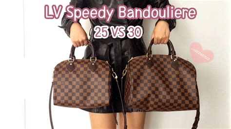 lv bandouliere 25 vs 30|louis vuitton speedy 25.